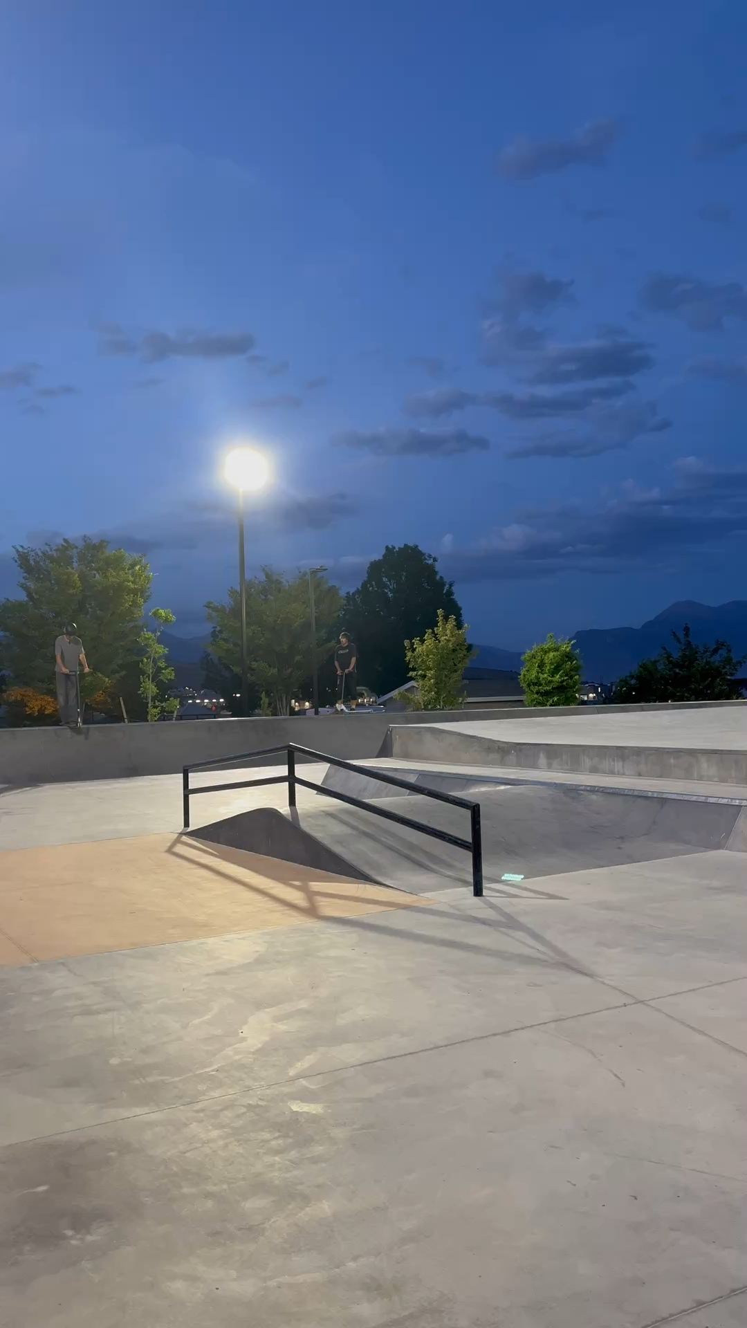 Skate clip at Smith Ranch Skatepark