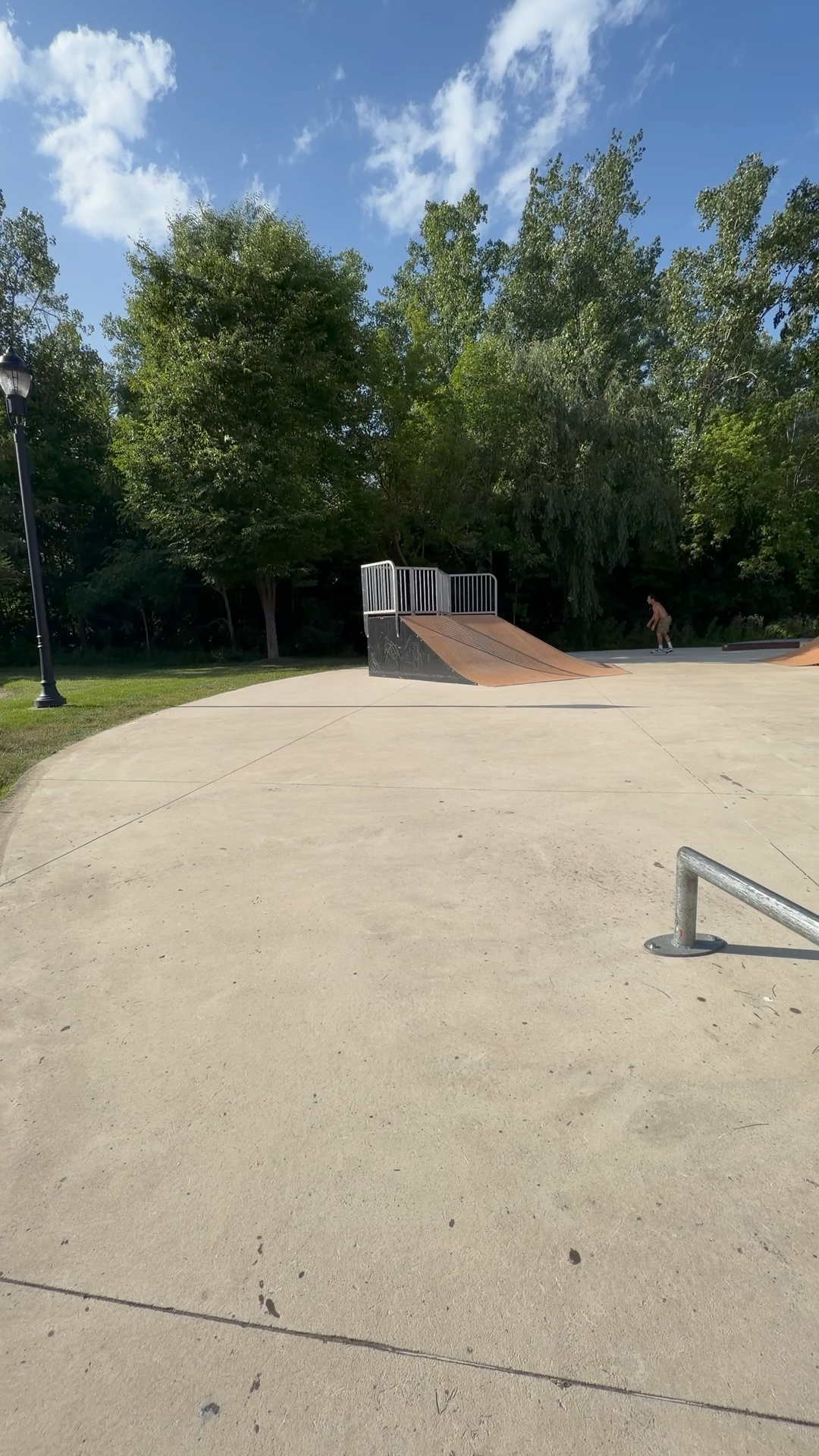 Skate clip at Auburn Hills Skatepark